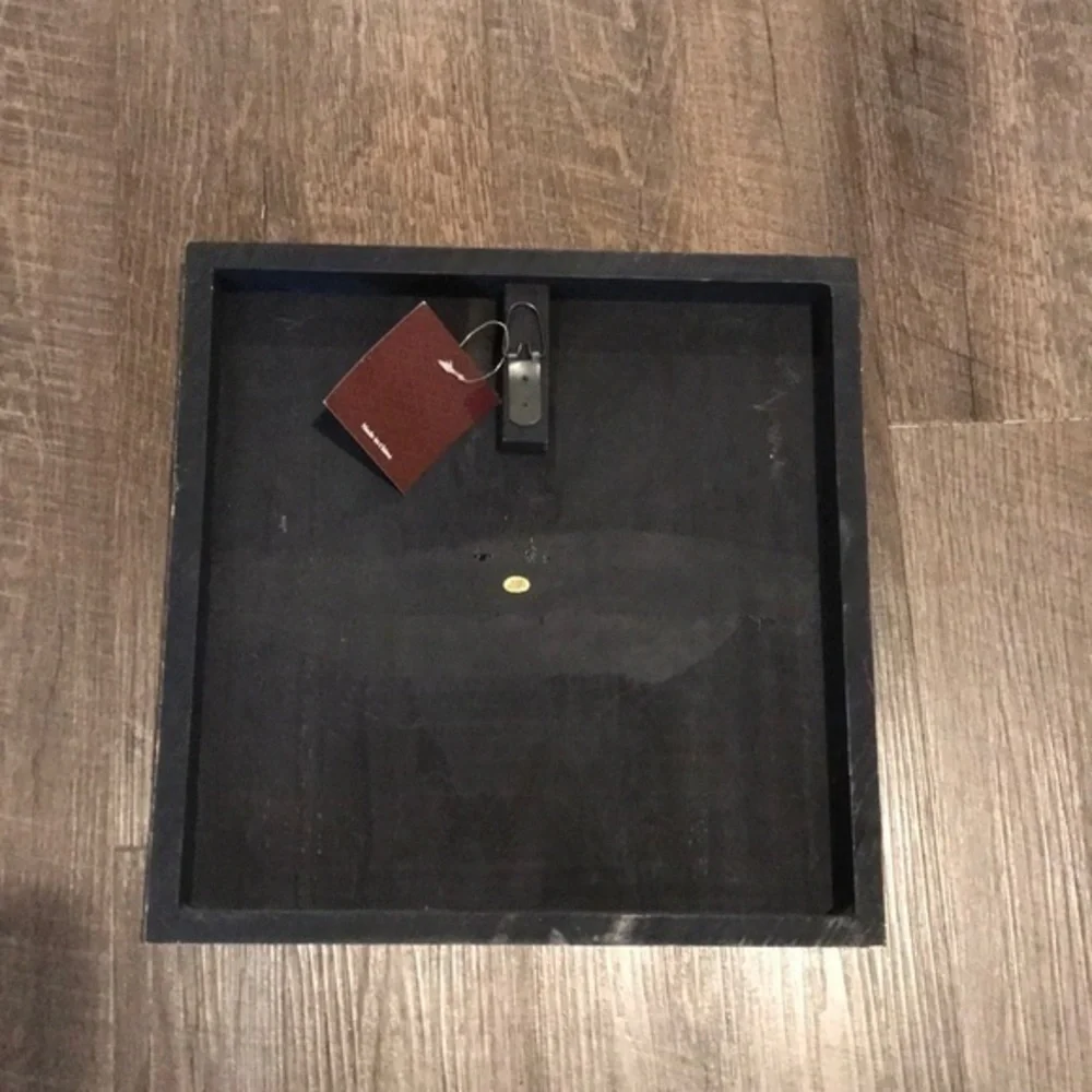 Wooden crown plaque